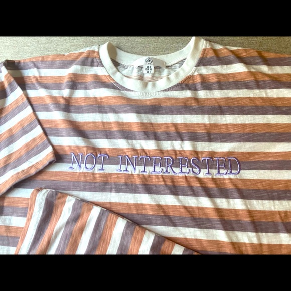 Misguided ‘Not Interested’ oversized Tshirt Dress - Picture 2 of 6